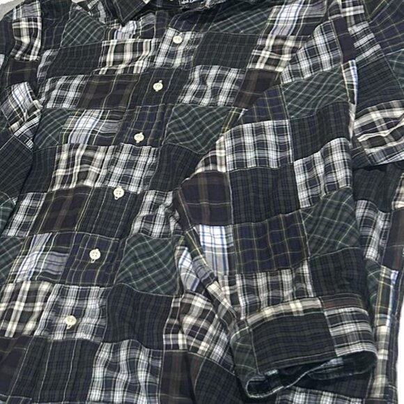Polo by Ralph Lauren Patchwork Plaid Casual Button Down Shirt NWOT - Picture 4 of 4